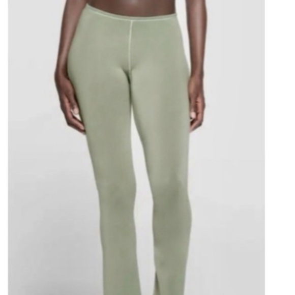 NWTS SKIMS WASHED MODAL JERSEY FLARED LEGGINGS MINERAL | L/XL - Picture 6 of 11